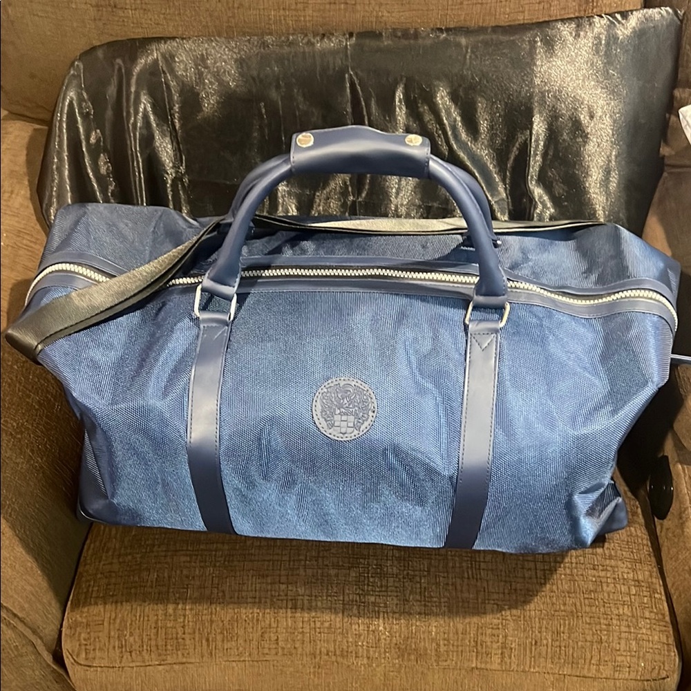 Vince Camuto Large Blue Men's Duffel Weatherproof Bag